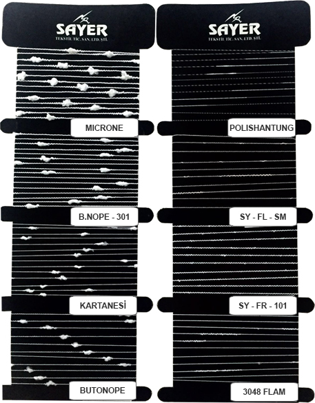 Sayer Tekstil İplik Kartela